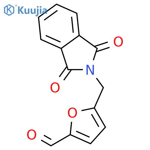 5-((1,3-Dioxoisoindolin-2-yl)methyl)furan-2-carbaldehyde structure
