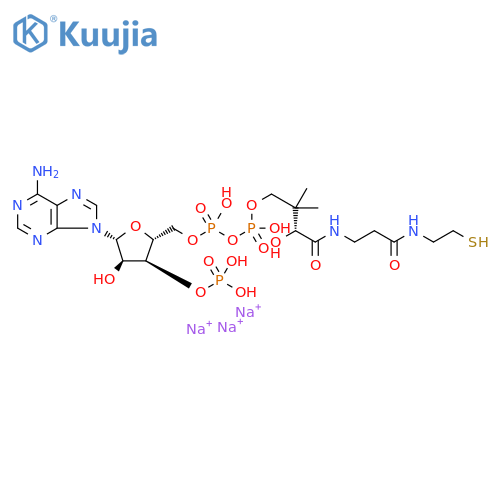 Coenzyme A, trisodium salt (9CI) structure