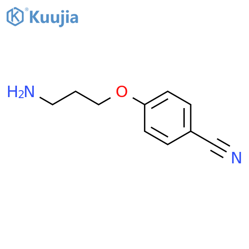 4-(3-Aminopropoxy)benzonitrile structure