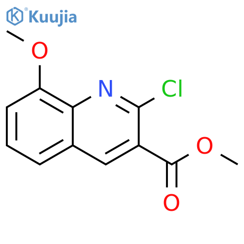 methyl 2-chloro-8-methoxyquinoline-3-carboxylate structure