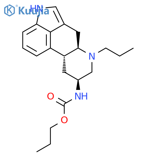 Carbamic acid, [(8a)-6-propylergolin-8-yl]-, propyl ester structure