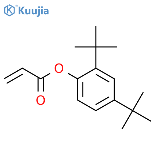 2-Propenoic acid, 2,4-bis(1,1-dimethylethyl)phenyl ester structure