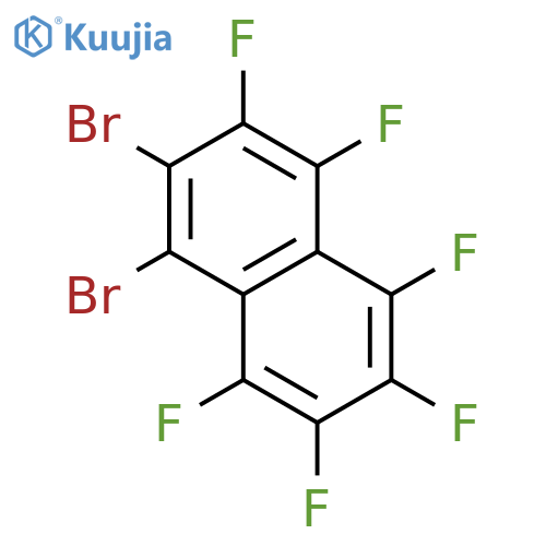 Naphthalene, dibromohexafluoro- structure