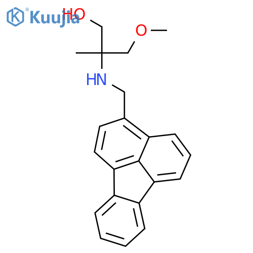 1-Propanol, 2-[(3-fluoranthenylmethyl)amino]-3-methoxy-2-methyl- structure