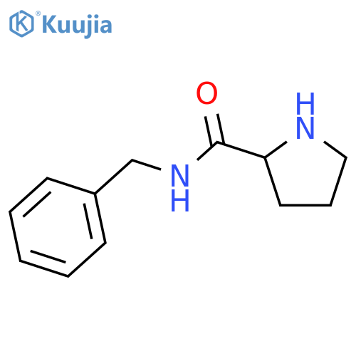 (2S)-N-benzylpyrrolidine-2-carboxamide structure