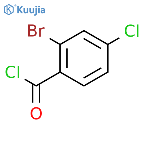 2-bromo-4-chlorobenzoyl chloride structure