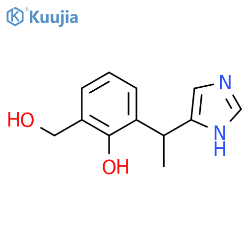 2-hydroxy-3-[1-(1H-imidazol-5-yl)ethyl]-Benzenemethanol structure