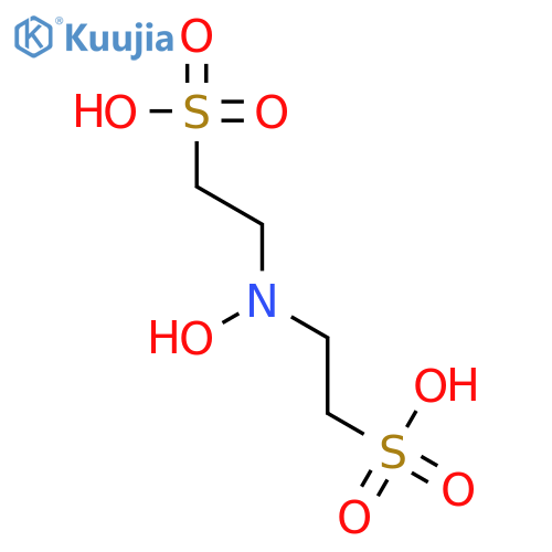 Ethanesulfonic acid, 2,2'-(hydroxyimino)bis- structure