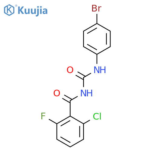 Benzamide, N-[[(4-bromophenyl)amino]carbonyl]-2-chloro-6-fluoro- structure