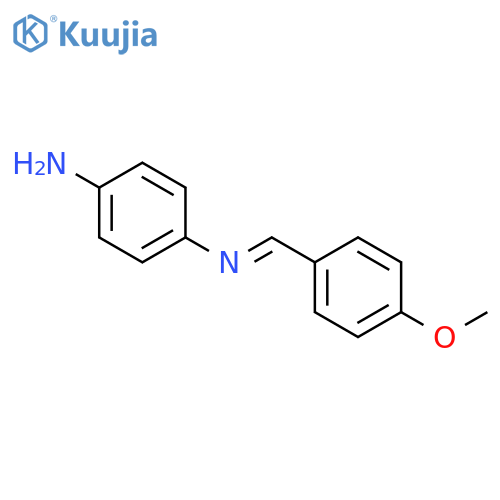 1,4-Benzenediamine, N-[(4-methoxyphenyl)methylene]- structure