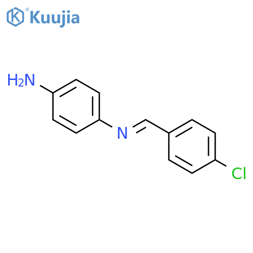 1,4-Benzenediamine, N-[(4-chlorophenyl)methylene]- structure