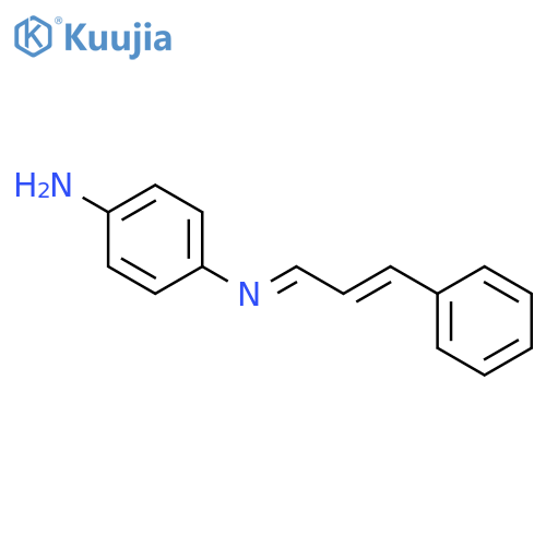 1,4-Benzenediamine, N-(3-phenyl-2-propenylidene)- structure