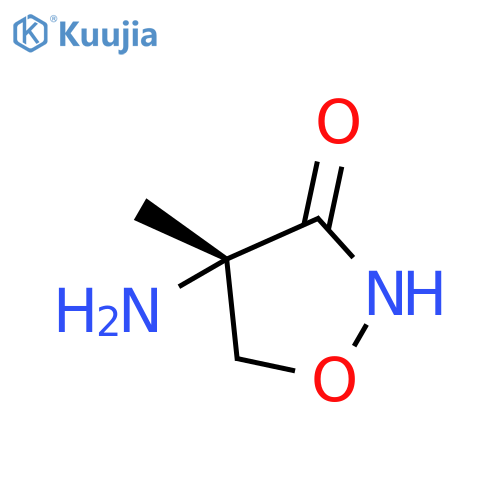 3-Isoxazolidinone, 4-amino-4-methyl-, (S)- structure