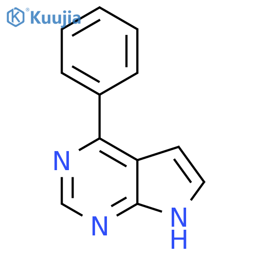 4-Phenyl-7H-pyrrolo2,3-dpyrimidine structure