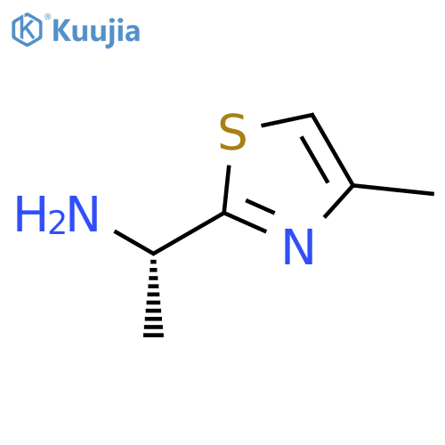 (1S)-1-(4-methyl-1,3-thiazol-2-yl)ethanamine structure