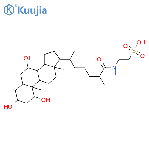 1,3,7-Trihydroxycholestan-26-oic acid; (1β,3α,5β,7α,25R)-form, Taurine amide structure