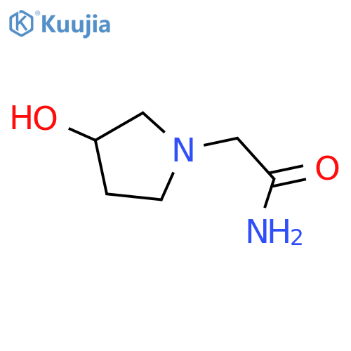 2-(3-Hydroxypyrrolidin-1-yl)acetamide structure