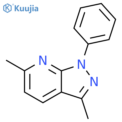 1H-Pyrazolo[3,4-b]pyridine, 3,6-dimethyl-1-phenyl- structure