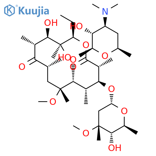Erythromycin,14-hydroxy-6-O-methyl-, (14R)- structure