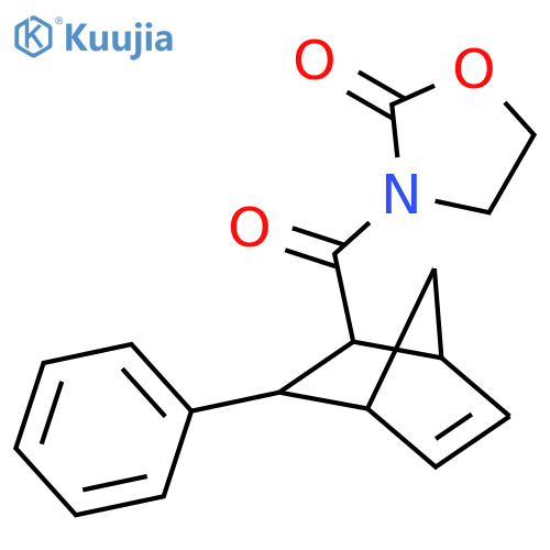2-Oxazolidinone, 3-[[(1R,2S,3S,4S)-3-phenylbicyclo[2.2.1]hept-5-en-2-yl]carbonyl]-, rel- structure