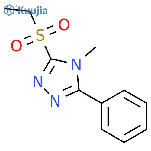 4H-1,2,4-Triazole,3-(ethylsulfonyl)-4-methyl-5-phenyl- structure