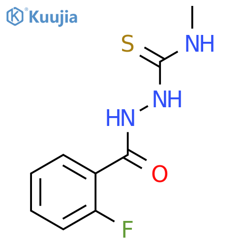 2-(2-Fluorobenzoyl)-N-methyl-1-hydrazinecarbothioamide structure