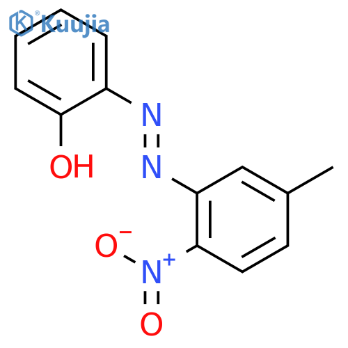 Phenol, 2-[(5-methyl-2-nitrophenyl)azo]- structure