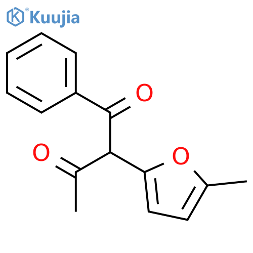 1,3-Butanedione, 2-(5-methyl-2-furanyl)-1-phenyl- structure