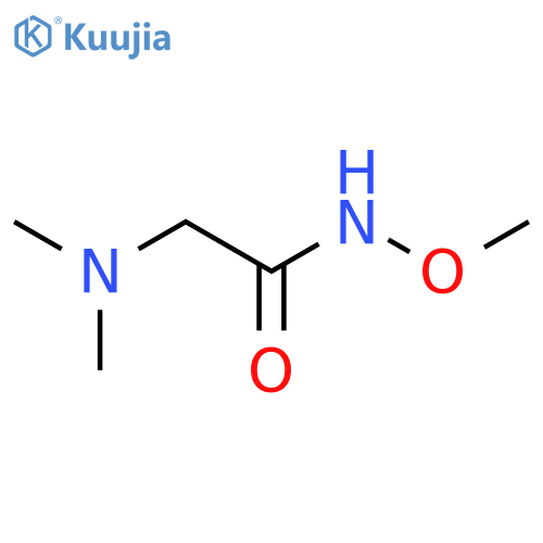 Acetamide,2-(dimethylamino)-N-methoxy- structure