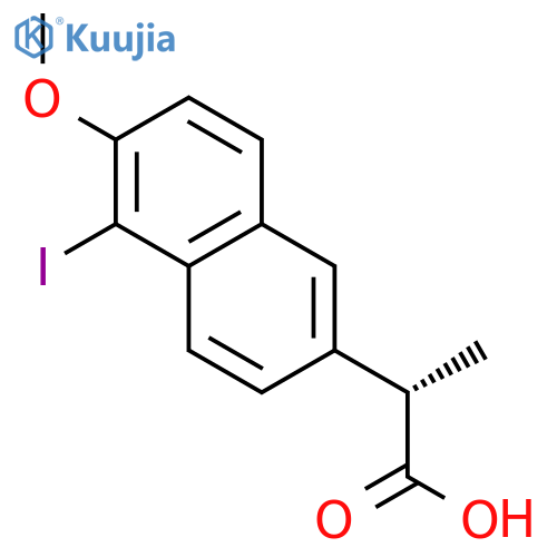 (S)-5-Iodo Naproxen structure