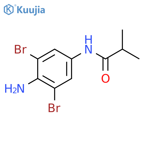 Propanamide, N-(4-amino-3,5-dibromophenyl)-2-methyl- structure
