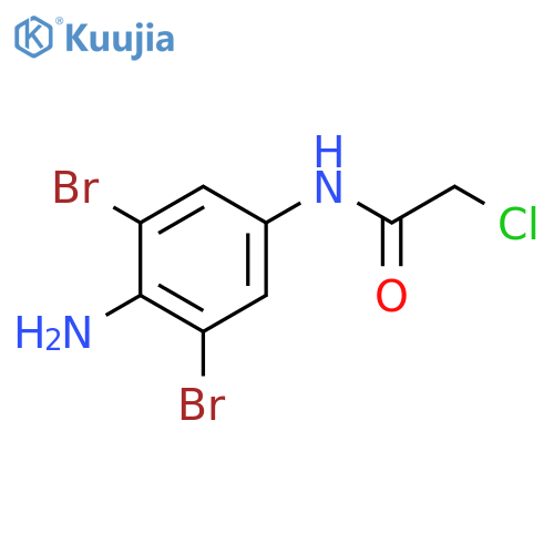 Acetamide, N-(4-amino-3,5-dibromophenyl)-2-chloro- structure