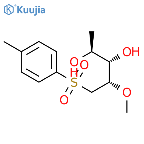 D-Ribitol, 1,5-dideoxy-4-O-methyl-5-[(4-methylphenyl)sulfonyl]- structure