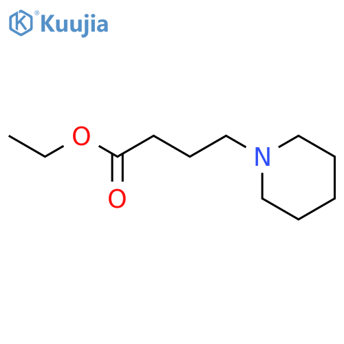 1-Piperidinebutanoicacid, ethyl ester structure