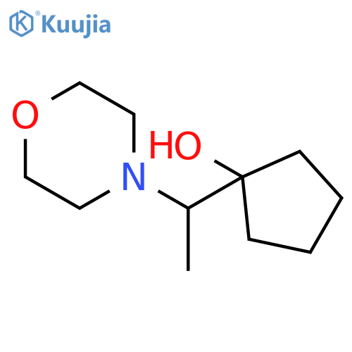 Cyclopentanol, 1-[1-(4-morpholinyl)ethyl]- structure
