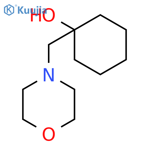 1-[(morpholin-4-yl)methyl]cyclohexan-1-ol structure