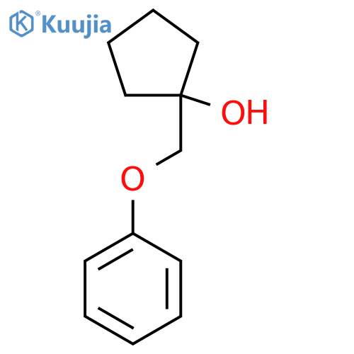 1-(Phenoxymethyl)cyclopentan-1-ol structure