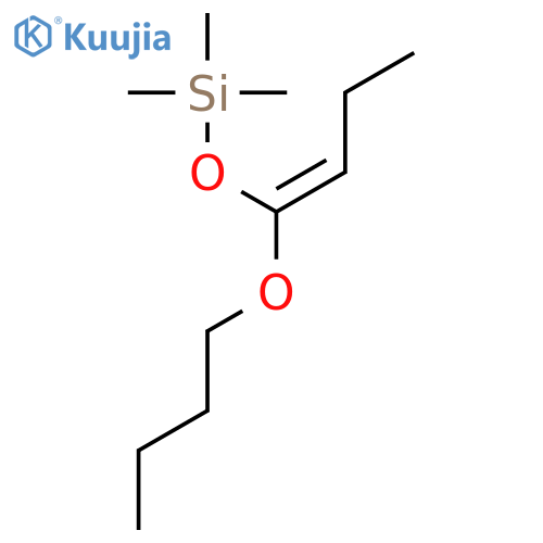 Silane, [(1-butoxy-1-butenyl)oxy]trimethyl- structure