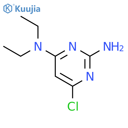 2-Amino-6-chloro-4-(diethylamino)pyrimidine structure