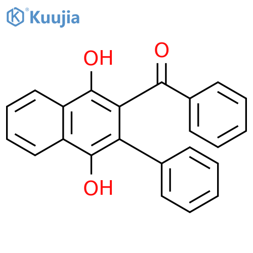 (1,4-dihydroxy-3-phenylnaphthalen-2-yl)-phenylmethanone structure