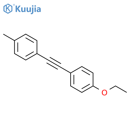1-Ethoxy-4-(2-p-tolylethynyl)benzene structure