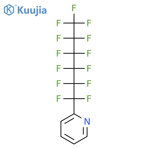 Pyridine, 2-(tridecafluorohexyl)- structure