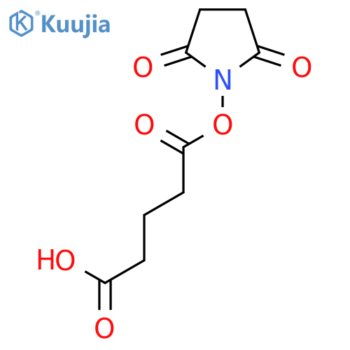 5-(2,5-dioxopyrrolidin-1-yl)oxy-5-oxopentanoic acid structure
