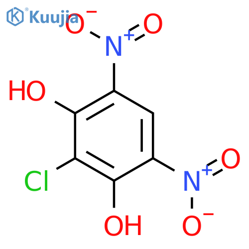 2-chloro-4,6-dinitrobenzene-1,3-diol structure