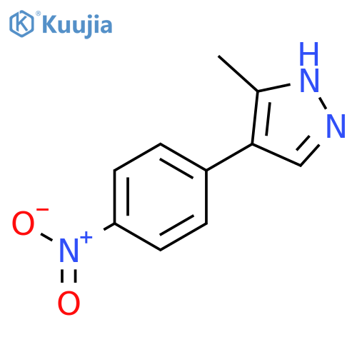 1H-Pyrazole, 3-methyl-4-(4-nitrophenyl)- structure