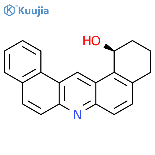 Dibenz[a,j]acridin-1-ol, 1,2,3,4-tetrahydro-, (S)- structure