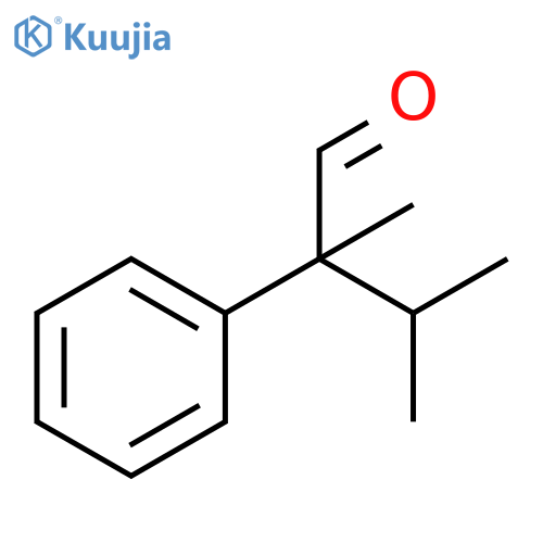 2,3-dimethyl-2-phenylbutanal structure