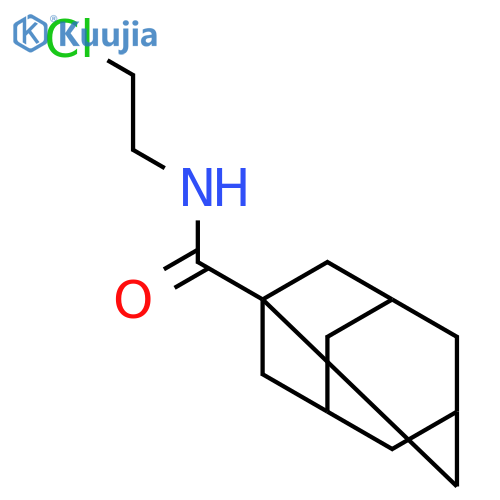 Tricyclo[3.3.1.13,7]decane-1-carboxamide, N-(2-chloroethyl)- structure