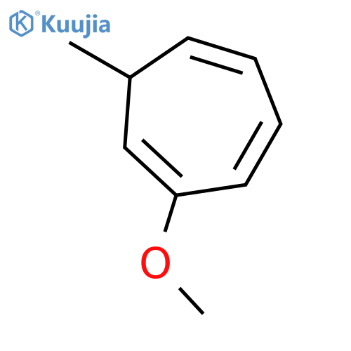 1,3,5-Cycloheptatriene, 2-methoxy-7-methyl- structure