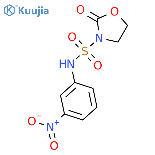3-Oxazolidinesulfonamide,N-(3-nitrophenyl)-2-oxo- structure